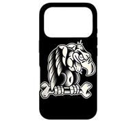 Carcasa para iPhone 17 Pro King Buitre Raptor Scavenger Bone Blackwork Minimal