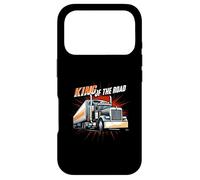 Carcasa para iPhone 17 Pro King of The Road Semi Trucker Driver Big Rig Design