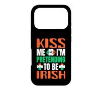 Carcasa para iPhone 17 Pro Kiss Me I'm Pretending To Be Irish | St Patricks Day