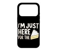 Carcasa para iPhone 17 Pro Kit de decoración de glaseado de Pasteles con Texto en inglés I'm Just Here For The Cake F