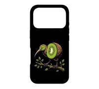 Carcasa para iPhone 17 Pro Kiwi Pájaro Rama Fruta Naturaleza Selva