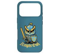 Carcasa para iPhone 17 Pro Knight Owl Funny Medieval REN Faire Jousting Renacimiento