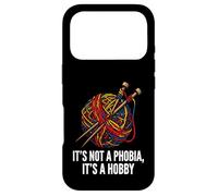 Carcasa para iPhone 17 Pro Knitter Yarn Crafter Not A Phobia It's A Hobby