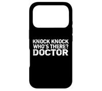 Carcasa para iPhone 17 Pro Knock Knock ¿Quién está allí Doctor