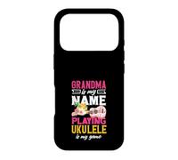 Carcasa para iPhone 17 Pro La Abuela es mi Nombre Tocando Ukelele es mi Jugador de Juego