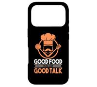 Carcasa para iPhone 17 Pro La Buena Comida Termina con una Buena Charla - Mensajes motivacionales