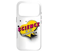 Carcasa para iPhone 17 Pro La Ciencia es mi Superpoder - Estilo de cómic Mujeres Hombres Niños