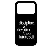 Carcasa para iPhone 17 Pro La disciplina es devoción