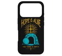 Carcasa para iPhone 17 Pro La Esperanza Está Viva Tumba Vacía Cristiano Pascua Él Resucitado Gótico