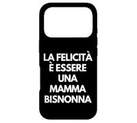 Carcasa para iPhone 17 Pro La felicità è Essere una Mamma bisnonna Italian Grandma Gift