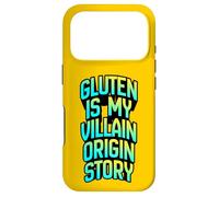 Carcasa para iPhone 17 Pro La Historia del Origen del Gluten es mi Villano, Divertida Ropa de Humor para celíacos