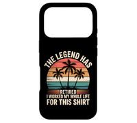Carcasa para iPhone 17 Pro La Leyenda se ha Retirado, trabajé Toda mi Vida