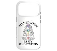 Carcasa para iPhone 17 Pro La meditación es mi medicación Kundalini Yoga Chakra