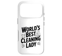 Carcasa para iPhone 17 Pro La Mejor Cita de la Dama de la Limpieza del Mundo para ama de Llaves