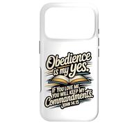 Carcasa para iPhone 17 Pro La obediencia es mi sí... Guarda mis Mandamientos Juan 14:15