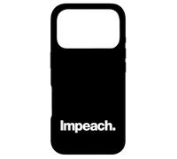 Carcasa para iPhone 17 Pro La Palabra Impeach | Un diseño Que Dice Impeach