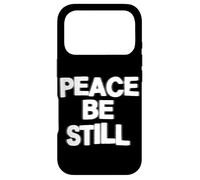 Carcasa para iPhone 17 Pro La Paz Sea todavía Cristiana Fe Jesús Escritura Biblia Iglesia