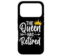 Carcasa para iPhone 17 Pro La Reina se ha Retirado Divertido diseño