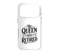 Carcasa para iPhone 17 Pro La Reina se ha Retirado Divertido retiro de Reina