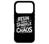 Carcasa para iPhone 17 Pro La Resina añade Brillo a mi Caos Divertida Cita de Manualidades