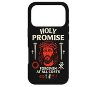 Carcasa para iPhone 17 Pro La Santa Promesa perdonó a Jesús, la Cruz, la fe Cristiana, la Ropa de Calle