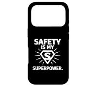 Carcasa para iPhone 17 Pro La Seguridad es mi Superpotencia | Regalo para campeones de la Seguridad en el Lugar de