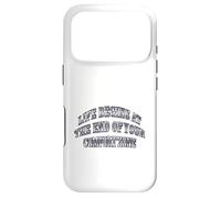 Carcasa para iPhone 17 Pro La Vida Comienza al Final de tu Zona de Confort