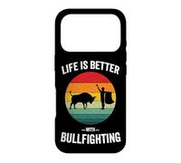 Carcasa para iPhone 17 Pro La Vida es Mejor con la Corrida de toros Vintage española