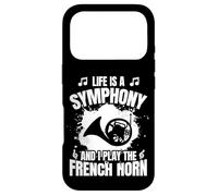 Carcasa para iPhone 17 Pro La Vida es una sinfonía y yo toco la trompa