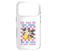Carcasa para iPhone 17 Pro La Vida me DIO Algunos Limones Pero mi Jesús Él está Haciendo Limonada