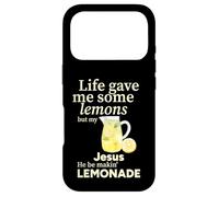 Carcasa para iPhone 17 Pro La Vida me DIO Algunos Limones, Pero mi Jesús él estará Haciendo Limonada