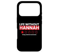 Carcasa para iPhone 17 Pro La Vida sin Hannah Aburrido no recomendaría una revisión Divertida