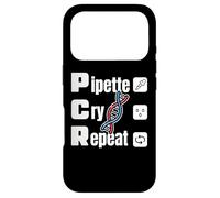 Carcasa para iPhone 17 Pro Lab Tech Técnico de ADN Biología Molecular Pipeta Ciencia