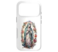 Carcasa para iPhone 17 Pro Lady of Guadalupe Graphic For Christian Colorful Catholic
