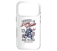 Carcasa para iPhone 17 Pro Lafayette Louisiana - Cráneo para Motocicleta, diseño Vintage