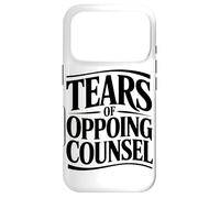 Carcasa para iPhone 17 Pro Lágrimas del Abogado Contrario Abogado Humor Amante del Café