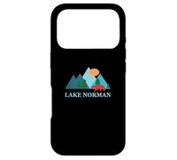 Carcasa para iPhone 17 Pro Lake Norman North Carolina Vacation Souvenir Vintage Logo