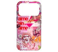 Carcasa para iPhone 17 Pro Lápiz Labial Preppy Pink Disco Ball Kiss Cowgirl Martini Collage