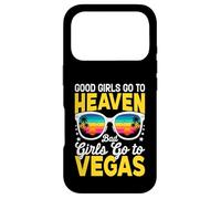 Carcasa para iPhone 17 Pro Las Chicas Buenas Van al Cielo Las Chicas Malas Van a Las Vegas Juego Divertido