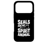 Carcasa para iPhone 17 Pro Las focas Son mi espíritu Animal Cool Seal Lover