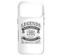 Carcasa para iPhone 17 Pro Las Leyendas Nacieron en 1980 envejecidas Perfectamente Todas Las Partes Originales