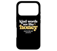 Carcasa para iPhone 17 Pro Las Palabras amables Son como Honey Christian Bee Proverbios 16:24