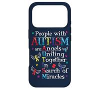 Carcasa para iPhone 17 Pro Las Personas con Autismo Son ángeles Puzzle Aceptar Conciencia sobre el Autismo