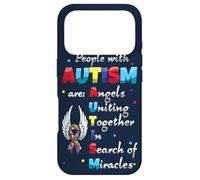 Carcasa para iPhone 17 Pro Las Personas con Autismo Son ángeles Puzzle Conciencia sobre el Autismo