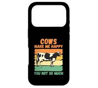 Carcasa para iPhone 17 Pro Las Vacas me Hacen Feliz no Tanto