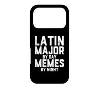 Carcasa para iPhone 17 Pro Latin Major by Day Memes De Noche Estudios Clásicos Estudiantes