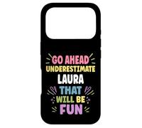 Carcasa para iPhone 17 Pro Laura Personalized Women's Gift Custom Laura