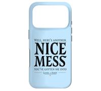 Carcasa para iPhone 17 Pro Laurel & Hardy Aquí está Otro Buen lío Ollie Cita