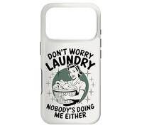 Carcasa para iPhone 17 Pro Lavandería No te Preocupes Lavandería Nadie me Hace ni Retro
