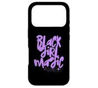 Carcasa para iPhone 17 Pro Lavender Black Girl Magic Stars Melanina Black Queen Purple